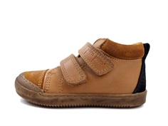 Pom Pom sneaker camel med velcro